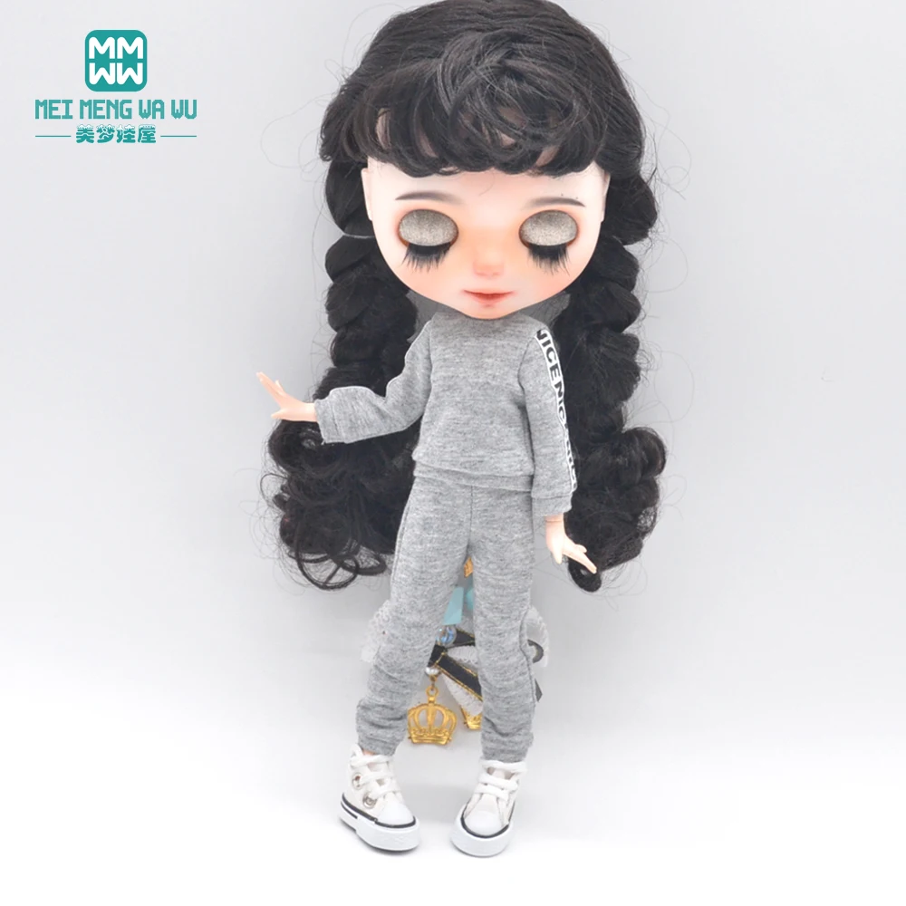1pcs 28-30cm Blyth Doll Clothes Fashion Sportswear Suit for Blyth Azone OB23 OB24 Doll Accessories