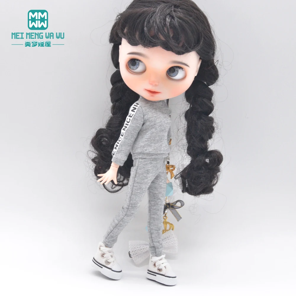 1pcs 28-30cm Blyth Doll Clothes Fashion Sportswear Suit for Blyth Azone OB23 OB24 Doll Accessories
