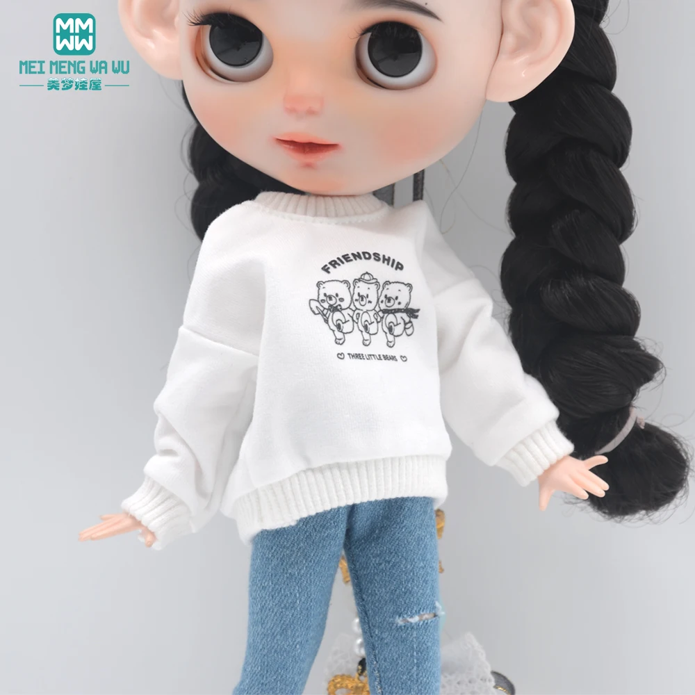 1pcs 28-30cm Blyth Doll Clothes Fashion Sportswear Suit for Blyth Azone OB23 OB24 Doll Accessories
