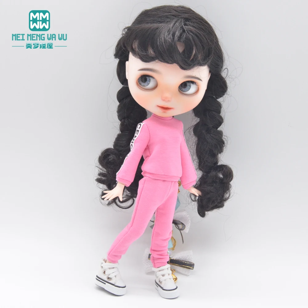 1pcs 28-30cm Blyth Doll Clothes Fashion Sportswear Suit for Blyth Azone OB23 OB24 Doll Accessories