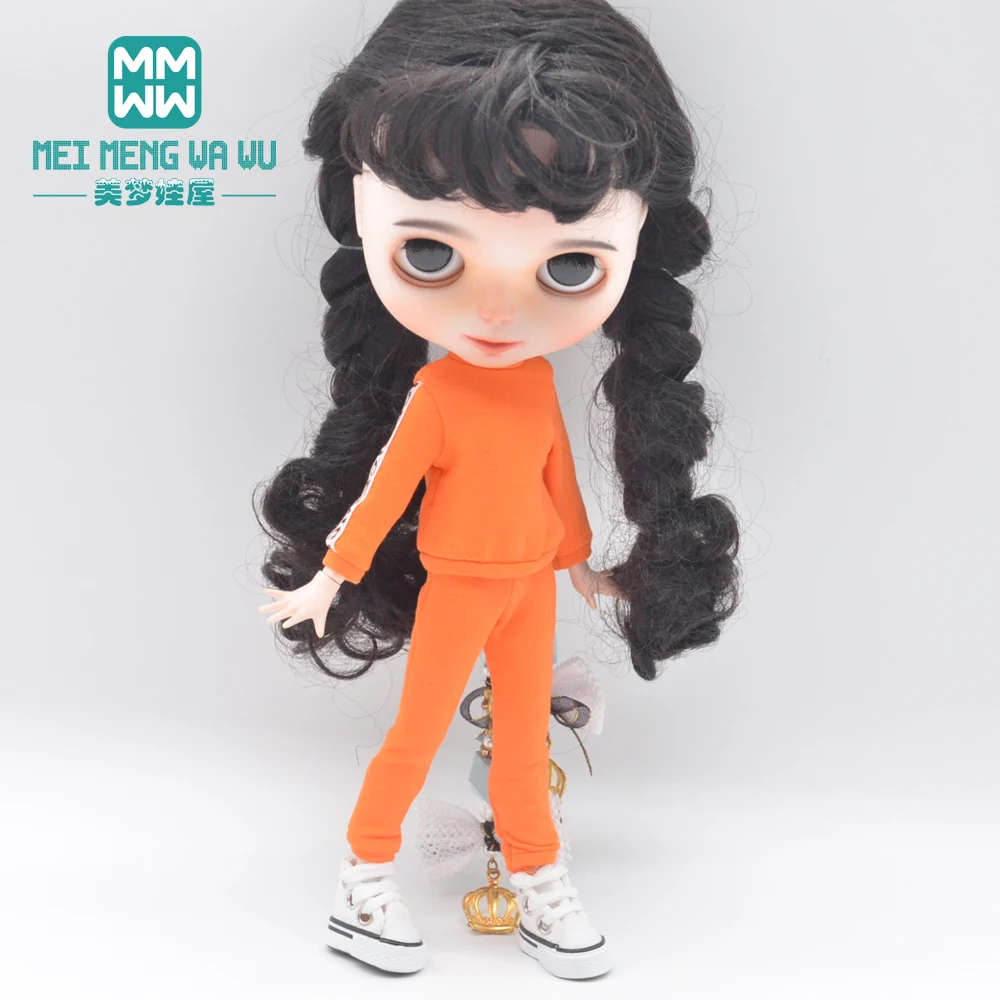 1pcs 28-30cm Blyth Doll Clothes Fashion Sportswear Suit for Blyth Azone OB23 OB24 Doll Accessories