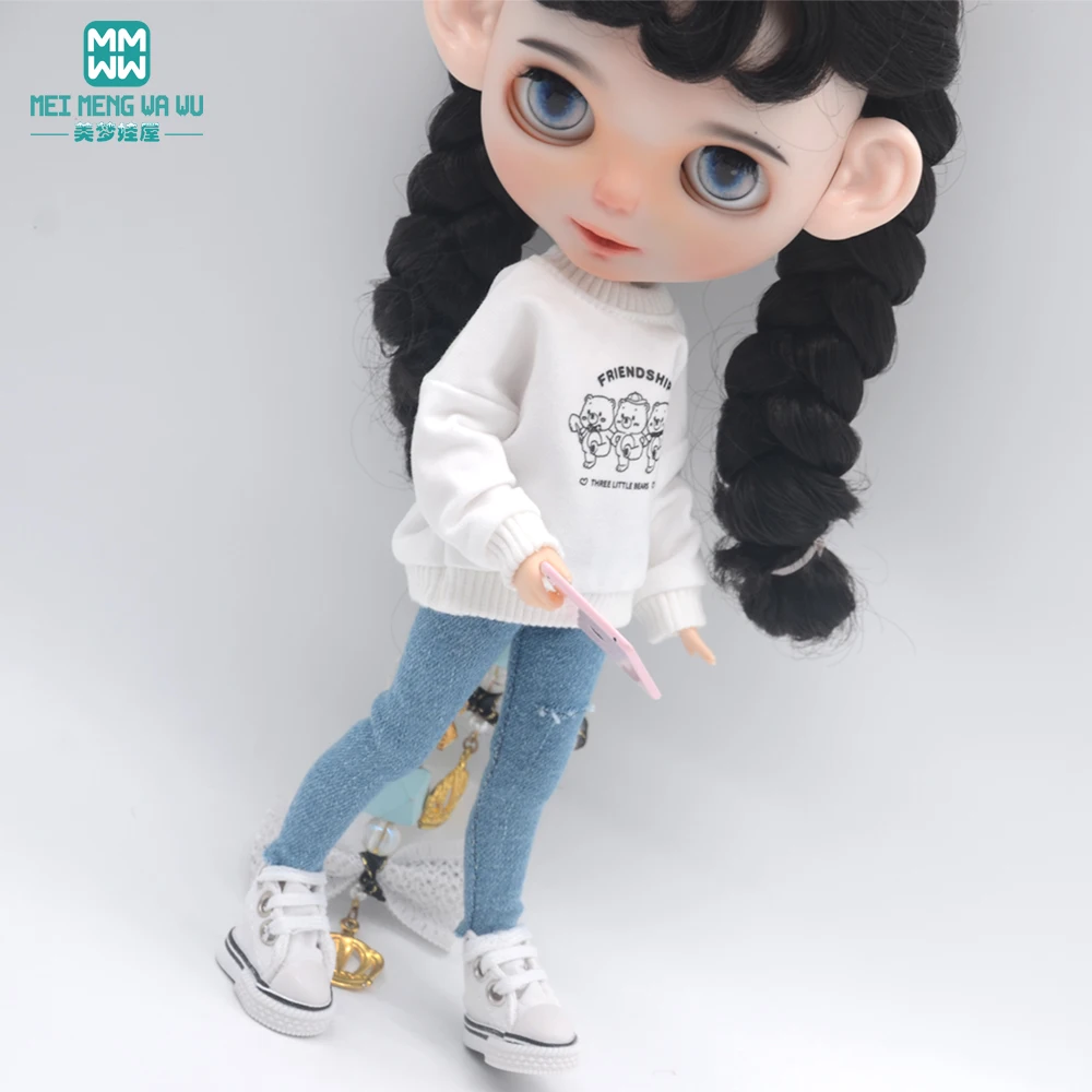 1pcs 28-30cm Blyth Doll Clothes Fashion Sportswear Suit for Blyth Azone OB23 OB24 Doll Accessories