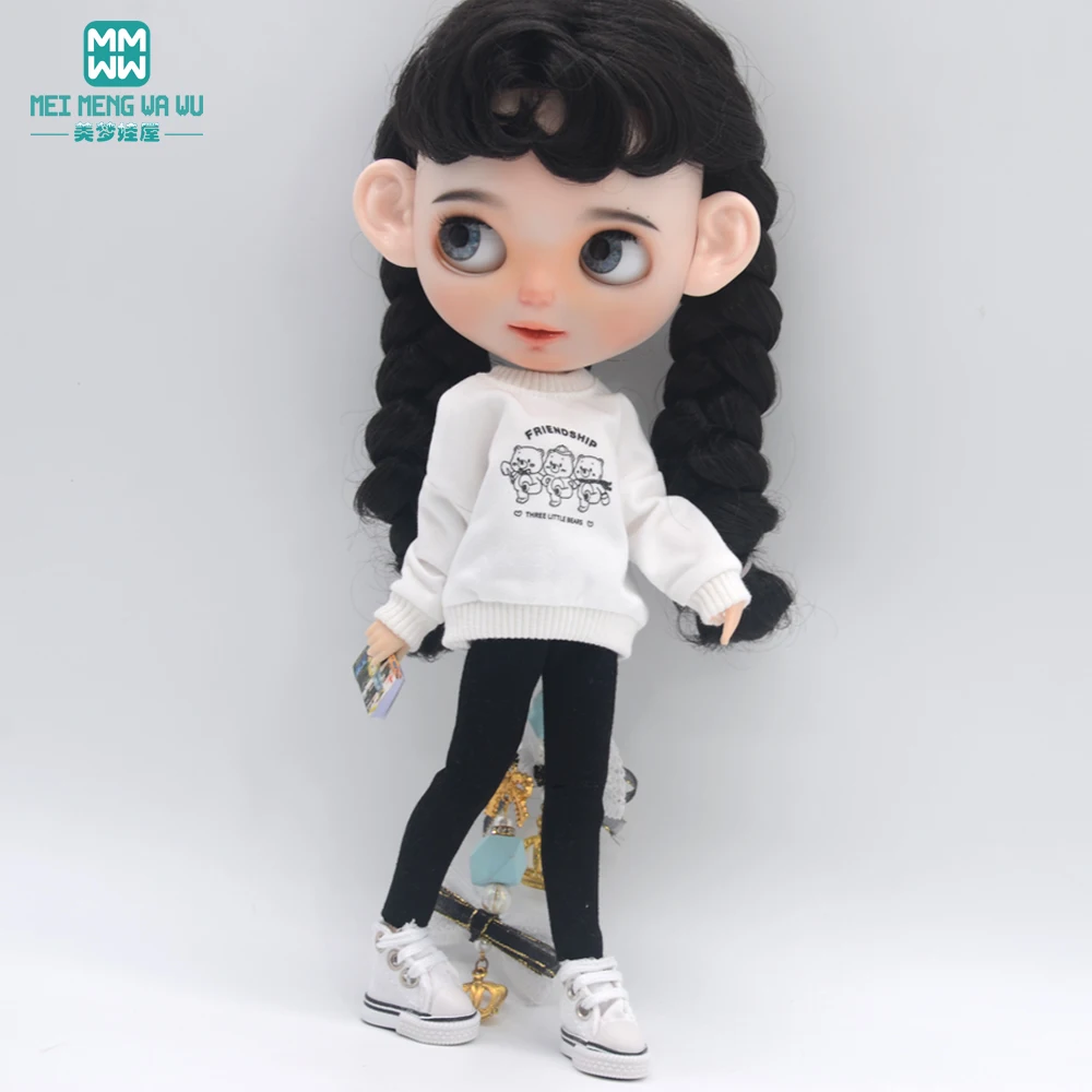 1pcs 28-30cm Blyth Doll Clothes Fashion Sportswear Suit for Blyth Azone OB23 OB24 Doll Accessories