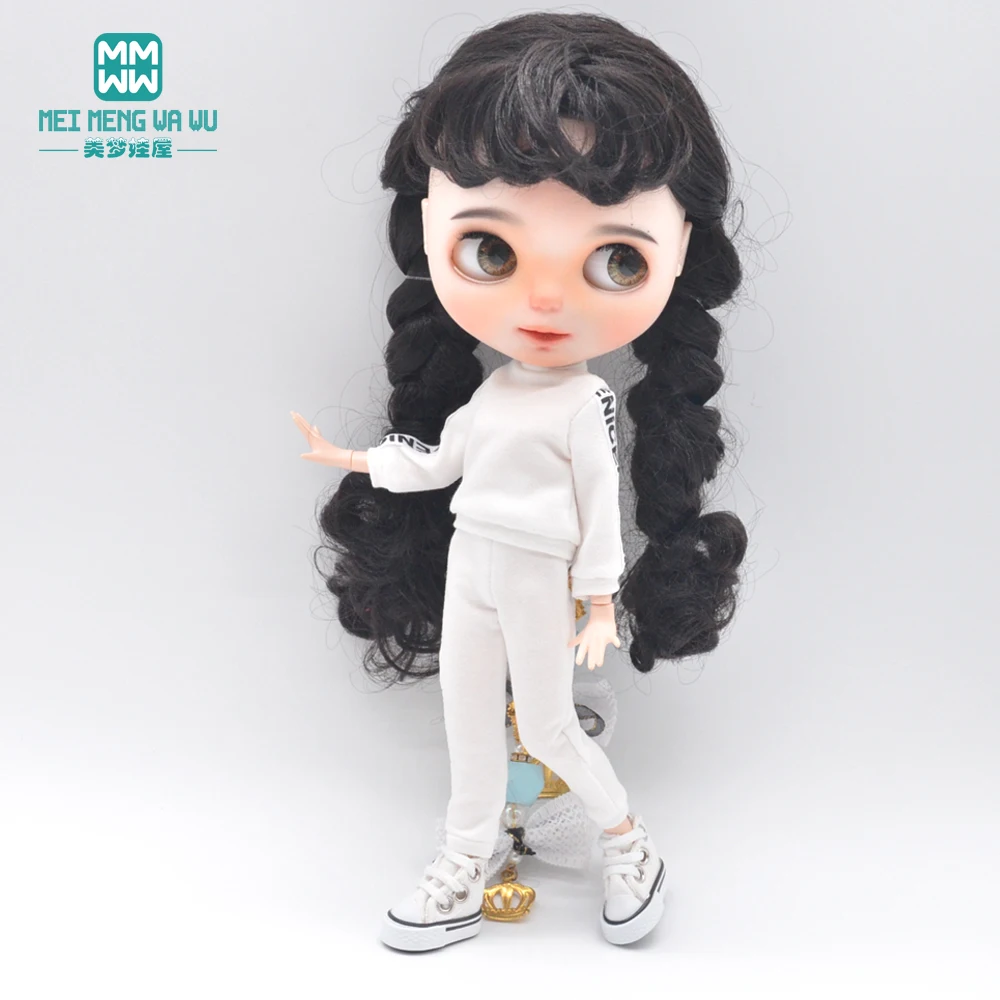 1pcs 28-30cm Blyth Doll Clothes Fashion Sportswear Suit for Blyth Azone OB23 OB24 Doll Accessories