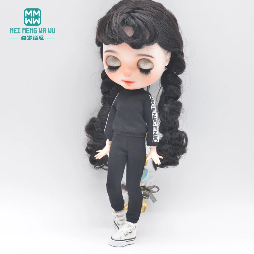 1pcs 28-30cm Blyth Doll Clothes Fashion Sportswear Suit for Blyth Azone OB23 OB24 Doll Accessories