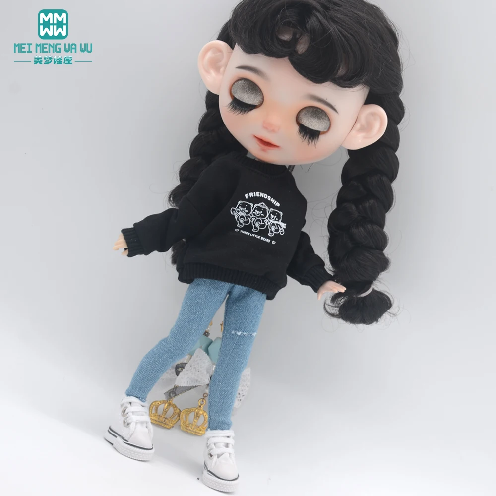 1pcs 28-30cm Blyth Doll Clothes Fashion Sportswear Suit for Blyth Azone OB23 OB24 Doll Accessories