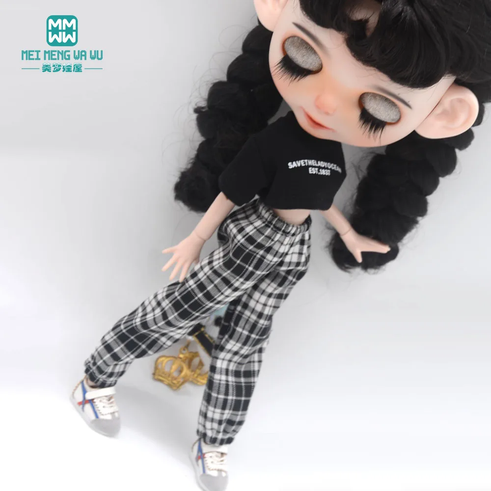 1pcs 28-30cm Blyth Doll Clothes Fashion Sportswear Suit for Blyth Azone OB23 OB24 Doll Accessories
