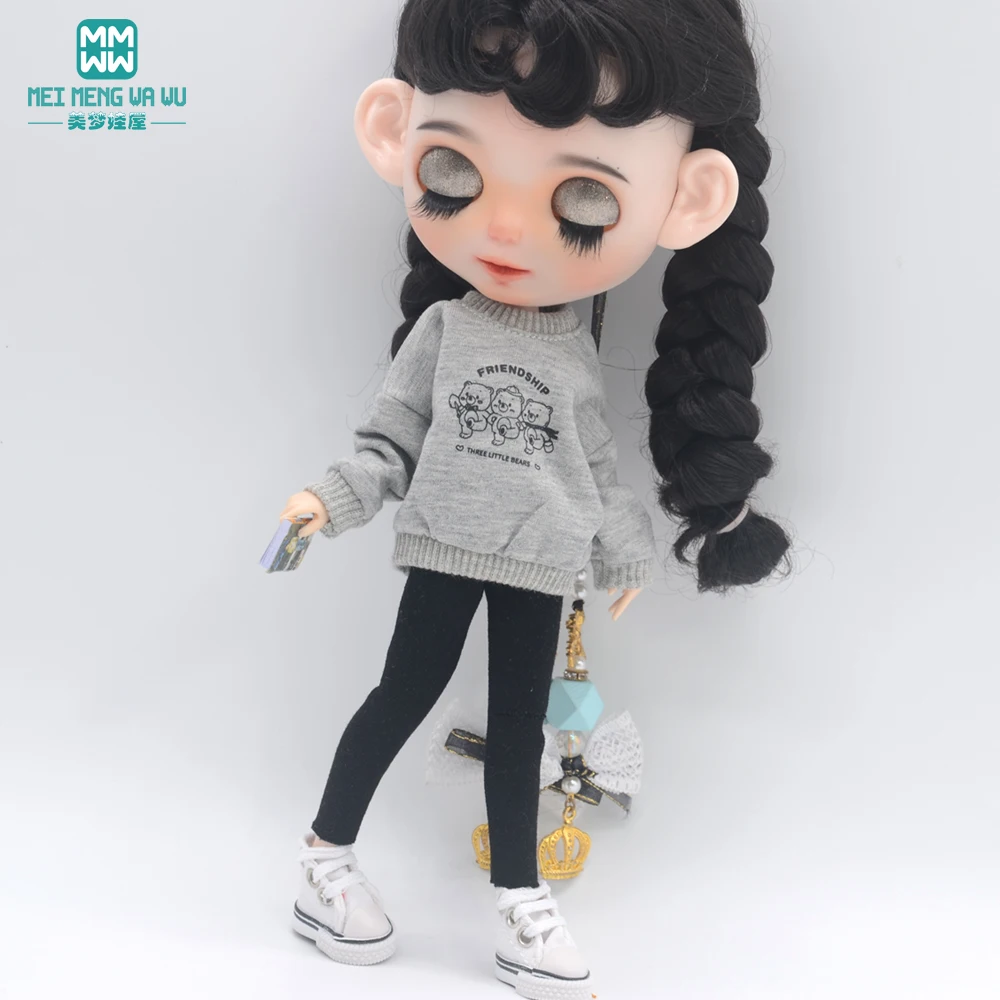 1pcs 28-30cm Blyth Doll Clothes Fashion Sportswear Suit for Blyth Azone OB23 OB24 Doll Accessories