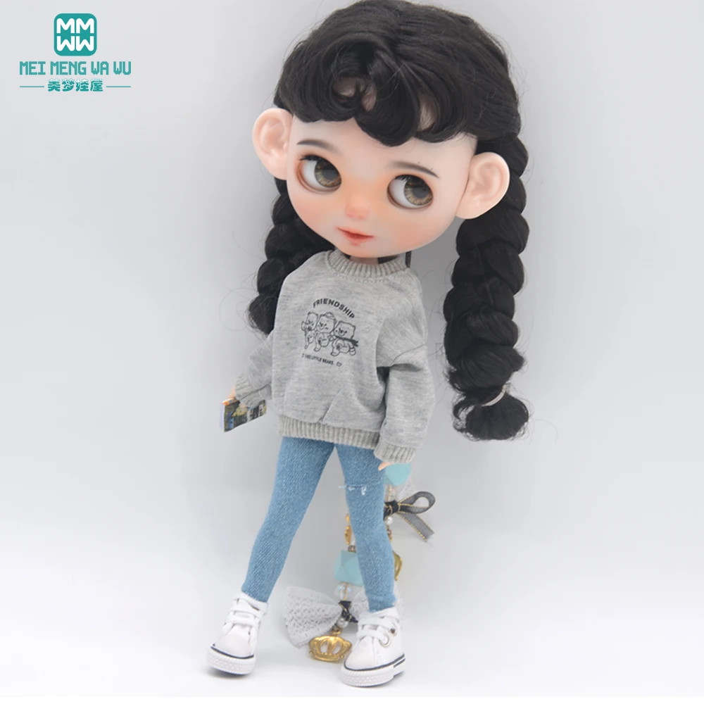 1pcs 28-30cm Blyth Doll Clothes Fashion Sportswear Suit for Blyth Azone OB23 OB24 Doll Accessories