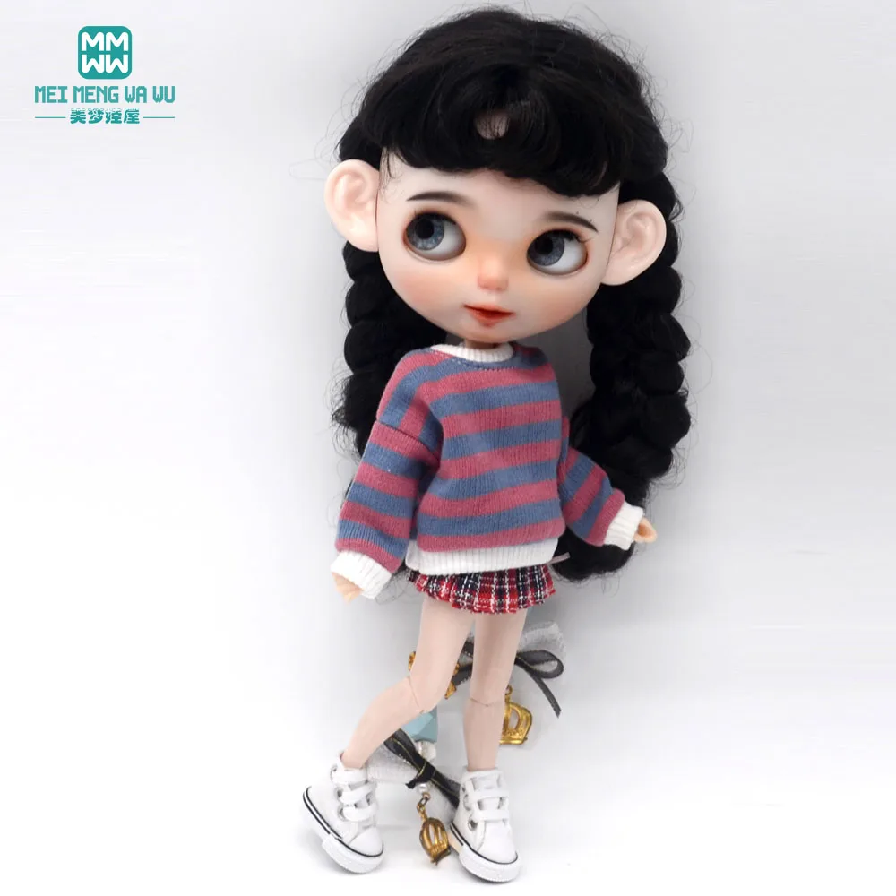 1pcs 28-30cm Blyth Doll Clothes Fashion Sportswear Suit for Blyth Azone OB23 OB24 Doll Accessories