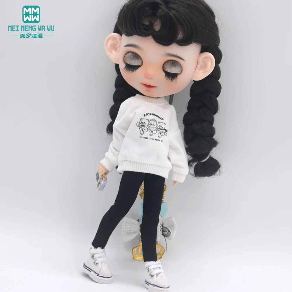 1pcs 28-30cm Blyth Doll Clothes Fashion Sportswear Suit for Blyth Azone OB23 OB24 Doll Accessories