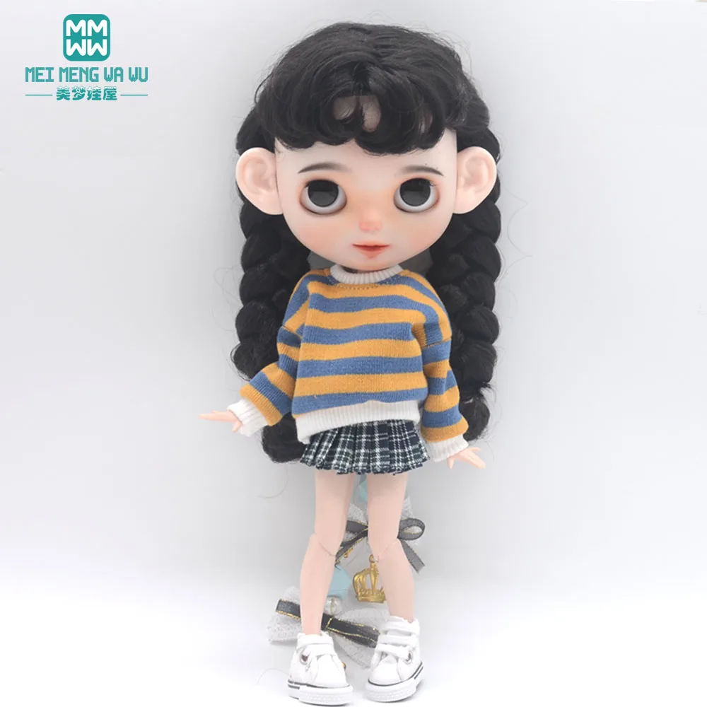 1pcs 28-30cm Blyth Doll Clothes Fashion Sportswear Suit for Blyth Azone OB23 OB24 Doll Accessories