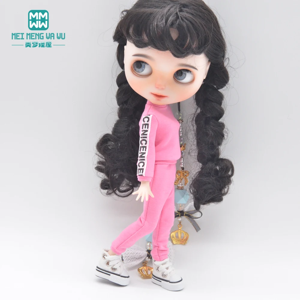1pcs 28-30cm Blyth Doll Clothes Fashion Sportswear Suit for Blyth Azone OB23 OB24 Doll Accessories