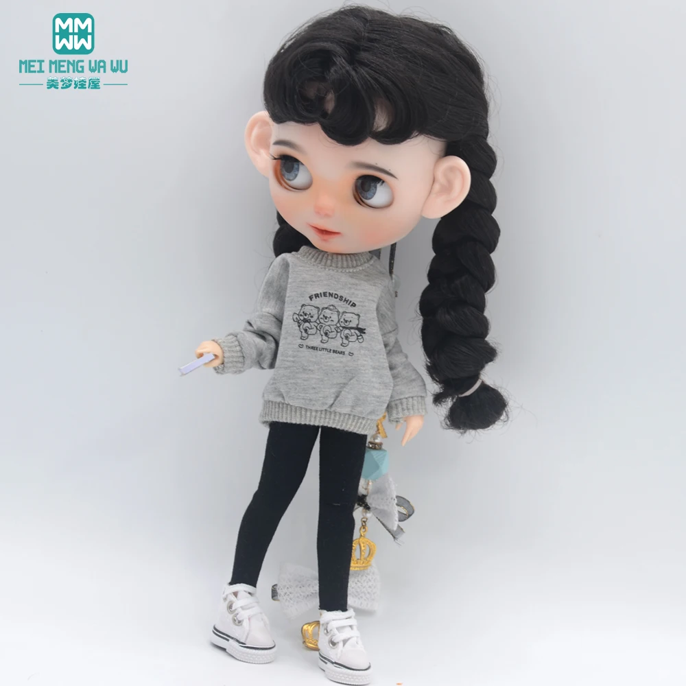 1pcs 28-30cm Blyth Doll Clothes Fashion Sportswear Suit for Blyth Azone OB23 OB24 Doll Accessories