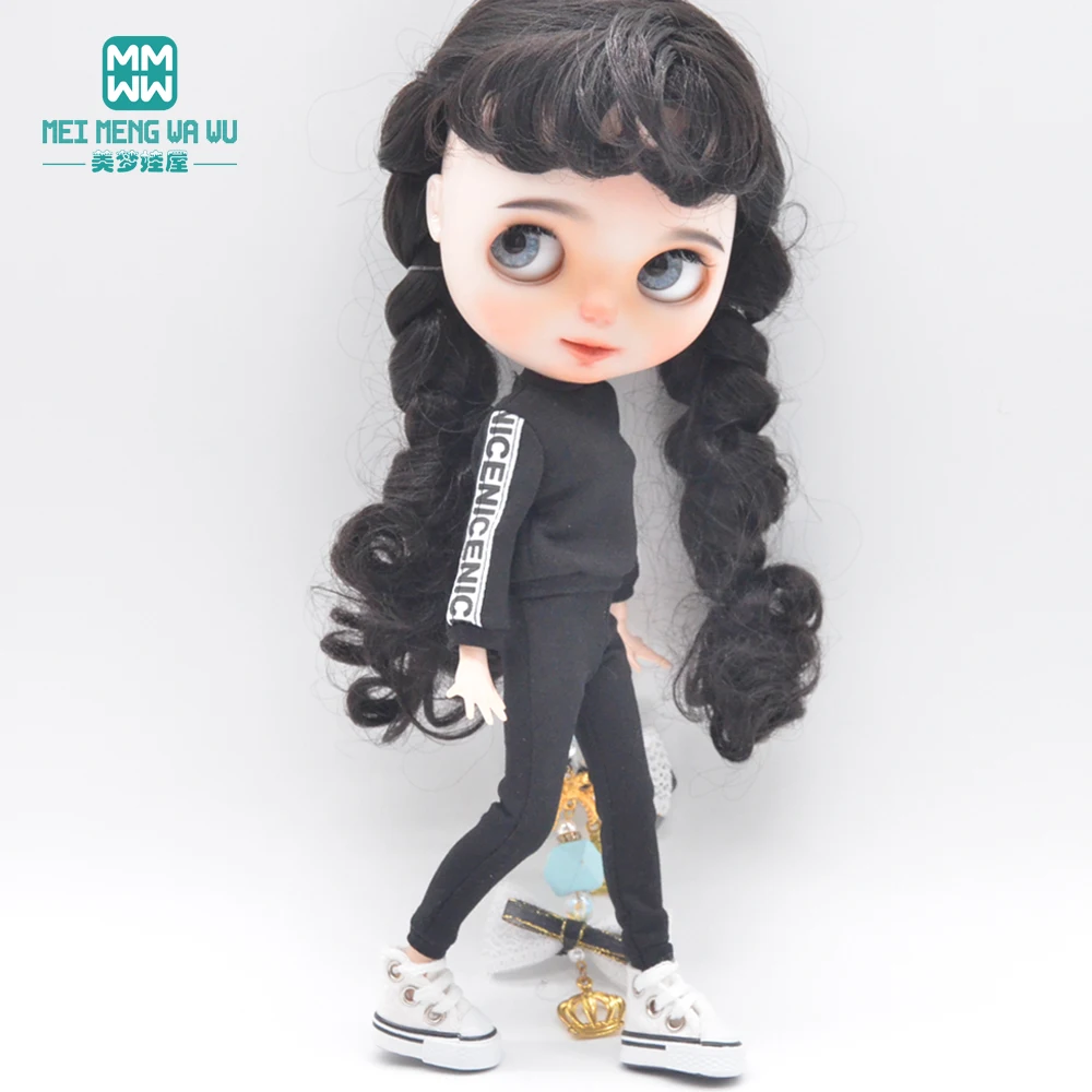 1pcs 28-30cm Blyth Doll Clothes Fashion Sportswear Suit for Blyth Azone OB23 OB24 Doll Accessories