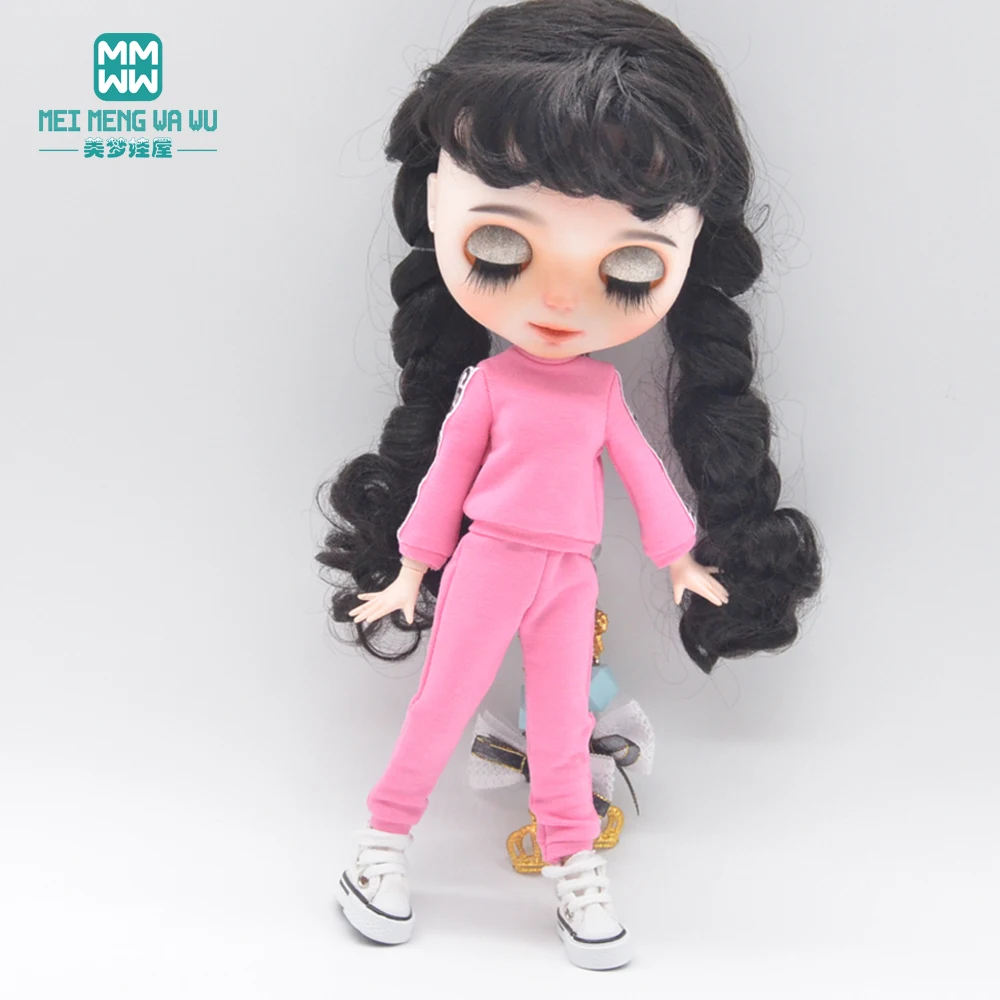 1pcs 28-30cm Blyth Doll Clothes Fashion Sportswear Suit for Blyth Azone OB23 OB24 Doll Accessories