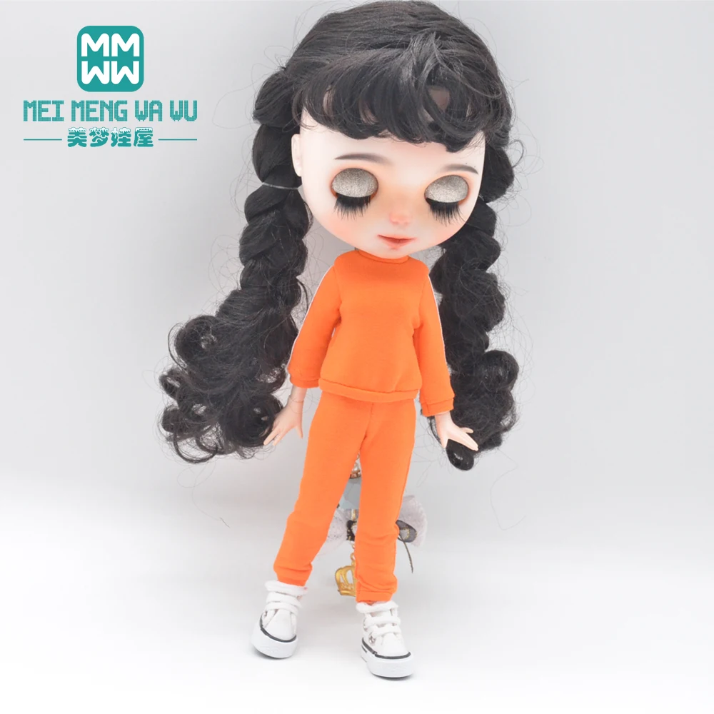 1pcs 28-30cm Blyth Doll Clothes Fashion Sportswear Suit for Blyth Azone OB23 OB24 Doll Accessories