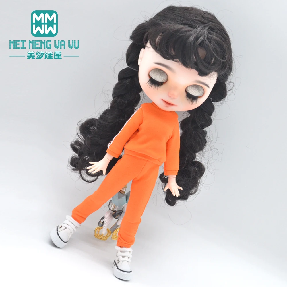 1pcs 28-30cm Blyth Doll Clothes Fashion Sportswear Suit for Blyth Azone OB23 OB24 Doll Accessories