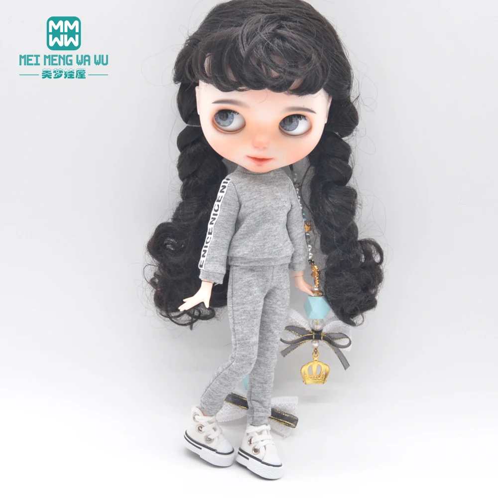 1pcs 28-30cm Blyth Doll Clothes Fashion Sportswear Suit for Blyth Azone OB23 OB24 Doll Accessories
