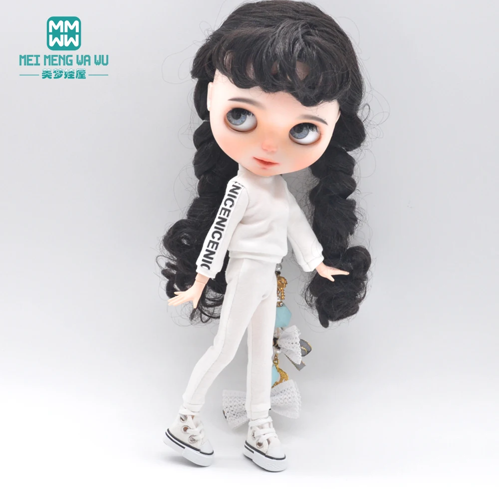 1pcs 28-30cm Blyth Doll Clothes Fashion Sportswear Suit for Blyth Azone OB23 OB24 Doll Accessories