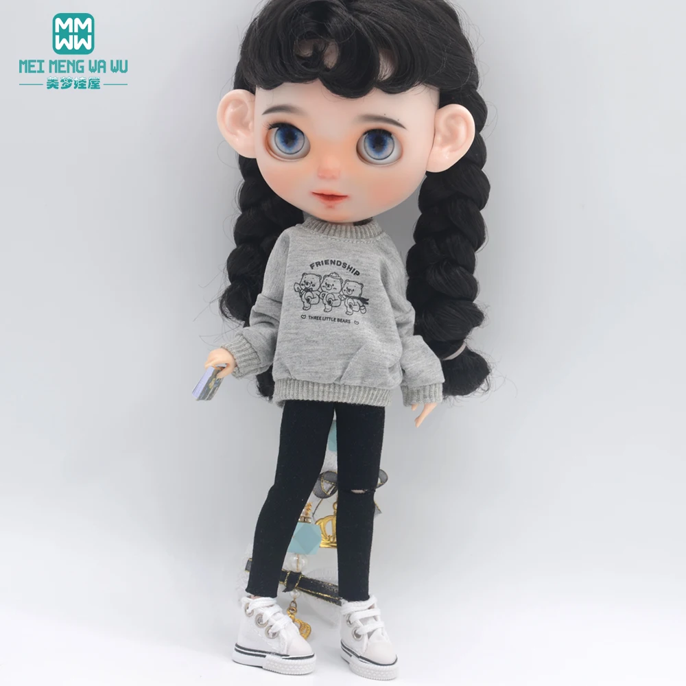 1pcs 28-30cm Blyth Doll Clothes Fashion Sportswear Suit for Blyth Azone OB23 OB24 Doll Accessories