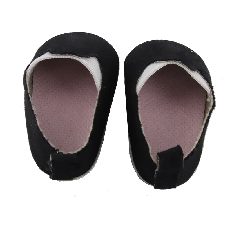 Canvas Cloth 7cm Shoes For 18 Inch American And 43cm New Born Baby Doll Shoes Clothes Accessories For Our generation Girl Dolls