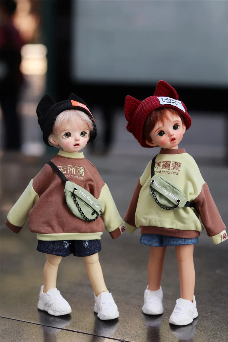 BJD doll clothes suitable for 1/4,1/6 , MDD bear sister hoodie Tops bjddoll accessories
