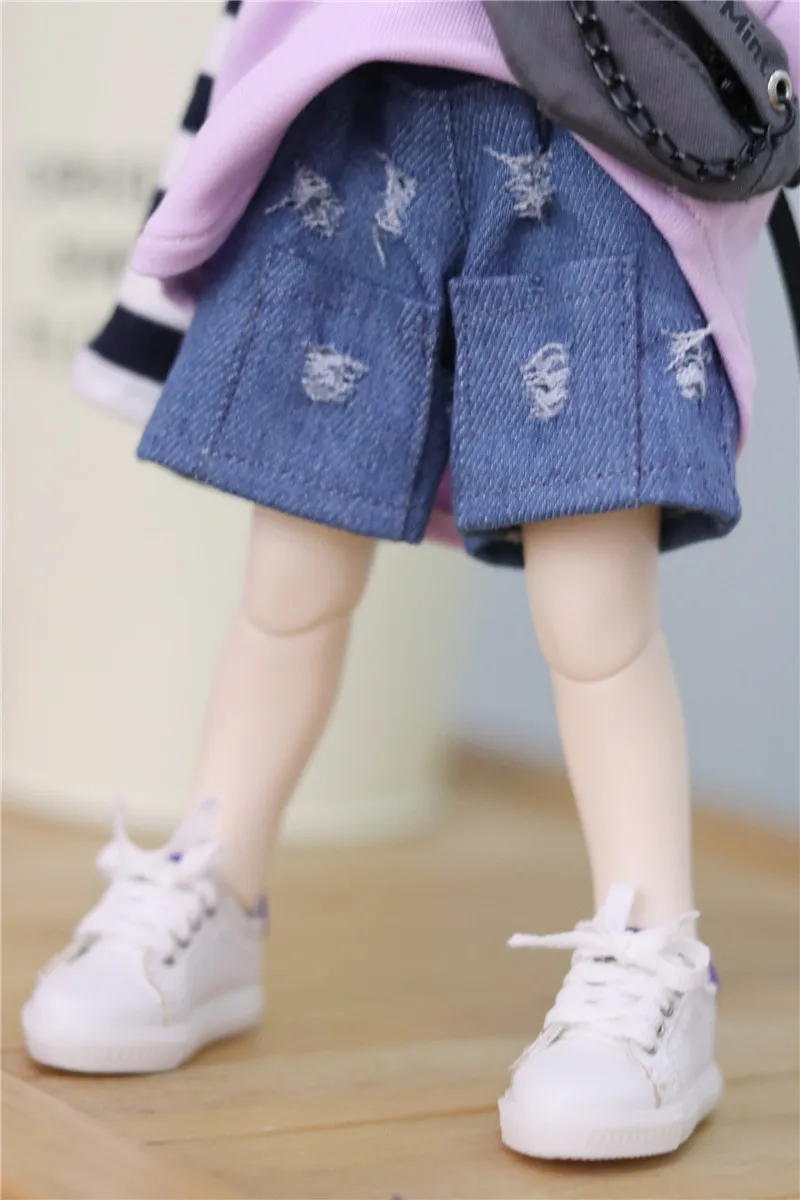 BJD doll Clothes Suitable for 1/4, 1/6, MDD Bear Sister Hoodie Tops Bjddoll Accessories