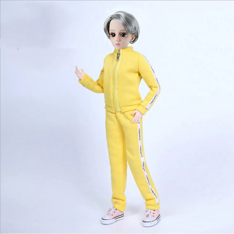 60cm Fahion Handsome Male Bjd Doll Clothes Suit Dress Up Doll Clothes No Doll