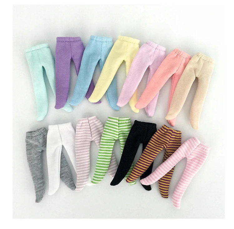 New Pretty Girl Doll Socks Cute High Waist Legging Stockings Accessories For 11cm/ 4" OB11 Doll, Gsc, Molly, Dod doll Body