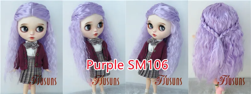 JD119 1/6 1/4 1/3 Long Princess Wave Synthetic Mohair BJD Wigs 1/6 1/4 1/3 YOSD MSD SD DOD Blythes Doll Accessories