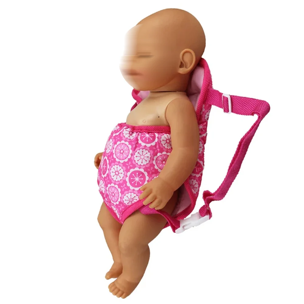 Fits15-18inch American Doll Toys New Born Doll Fashion Backpack, Quilt Cover, Blanket Gift