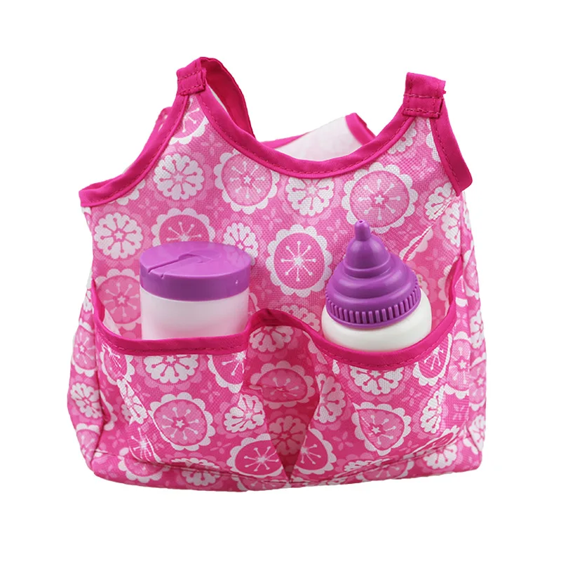 Fits15-18inch American Doll Toys New Born Doll Fashion Backpack, Quilt Cover, Blanket Gift