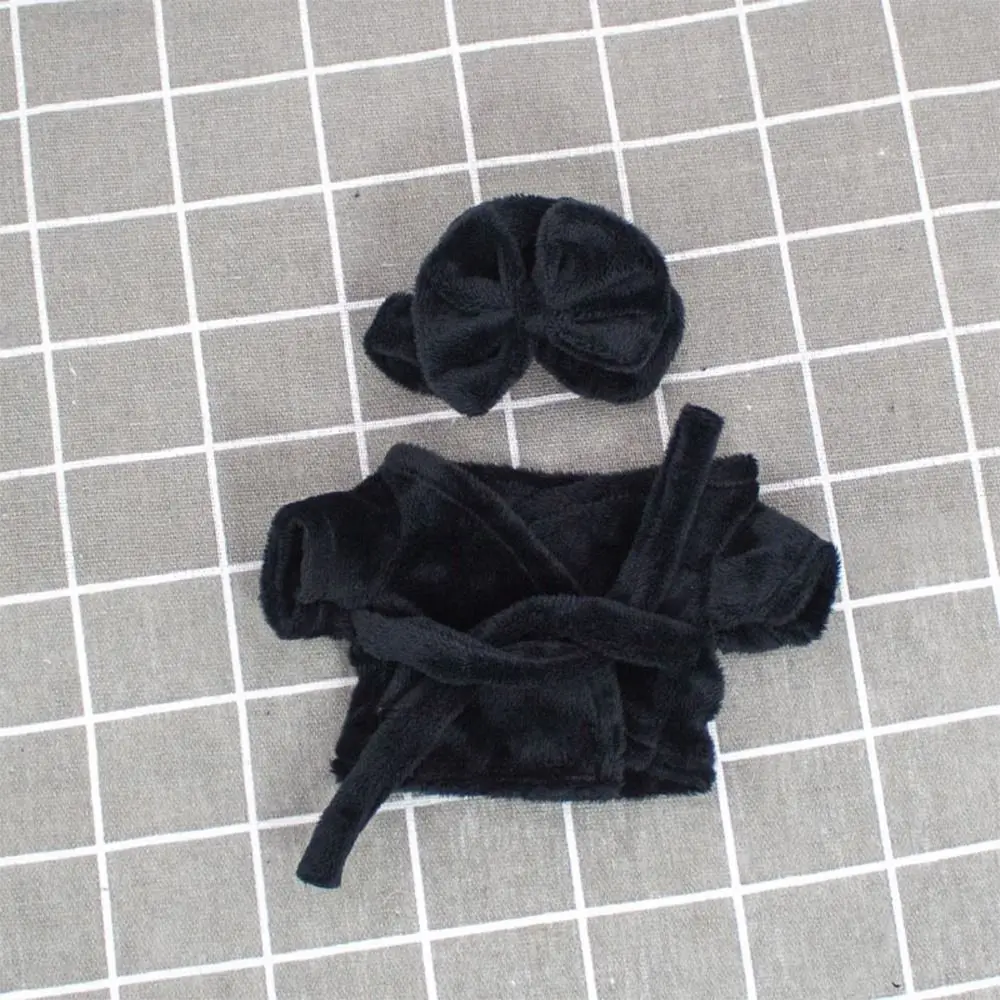 Cute Headband Pajamas For 10cm/15cm/20cm Doll Clothes Idol Doll Accessories Toys Sleep Clothes Bathrobe Bathrobe Birthday Gift