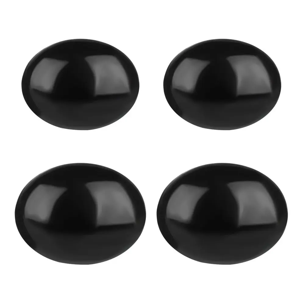 100pcs/lot Oval Round Plastic Eyes 4X5MM/5X7MM/3/5MM Needle Felting for Teddy Bears Dolls Animals Black Eyes Dolls Accessories