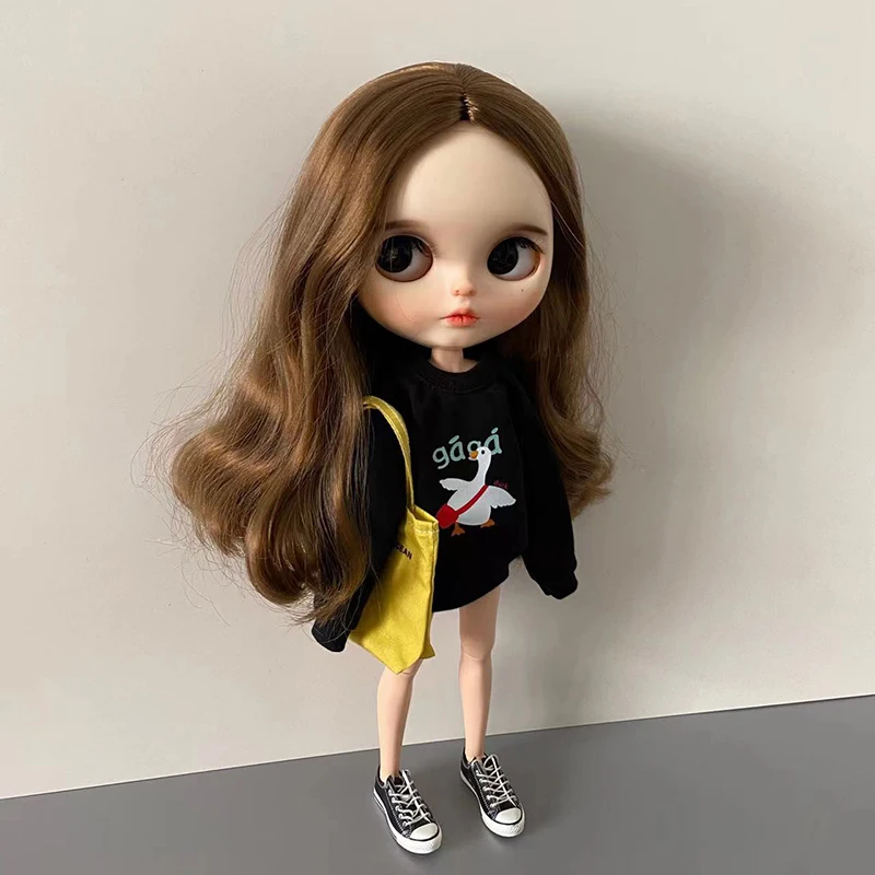 DLBell New Blyth Clothes Fashion Cute Duck Sweater for Blyth OB24 Azone ICY Licca Pullip 1/6 Doll Accessories