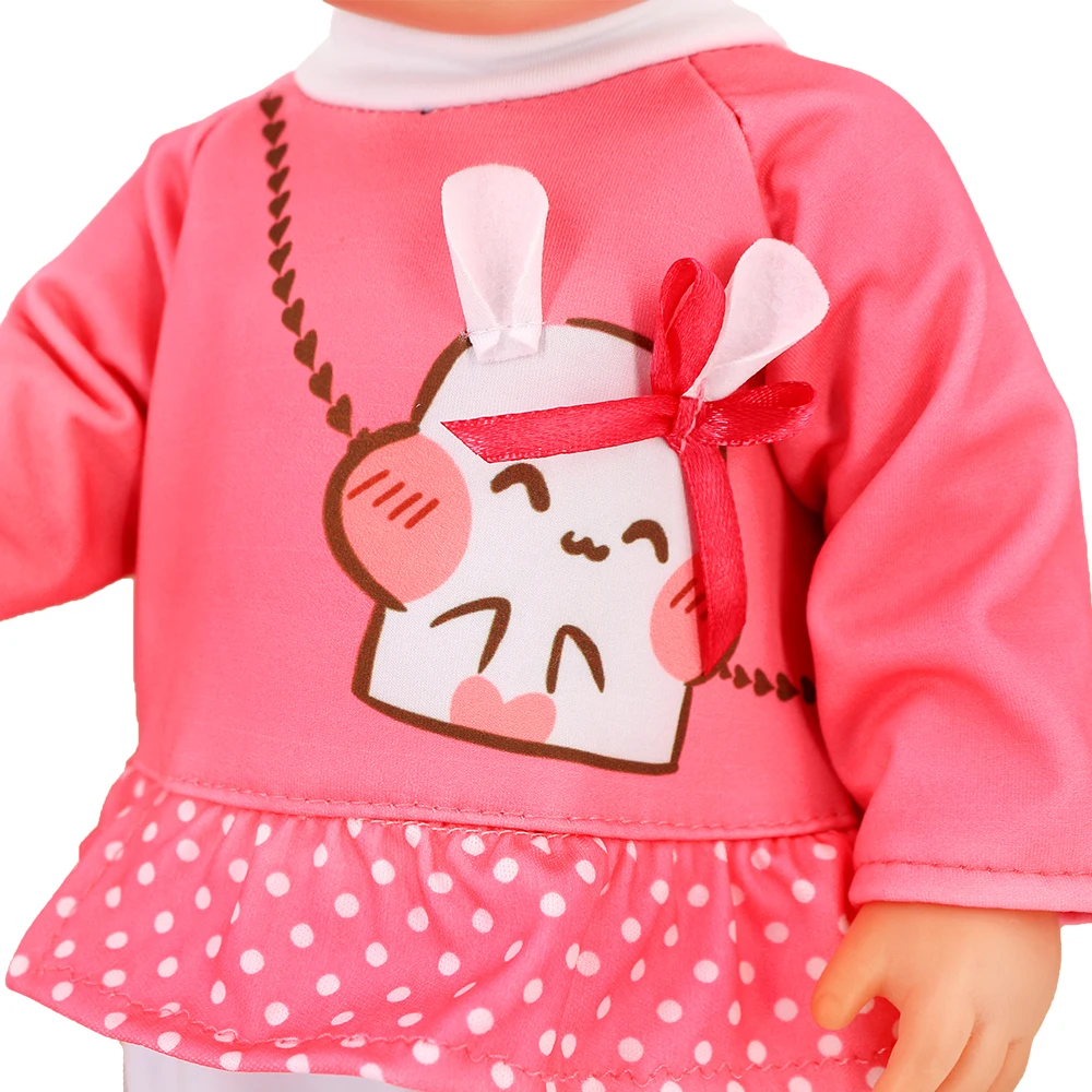 Baby New Born Clothes Fit 17 inch 43cm Dolls Accessories Doll Outfits Jumpsuits Rompers Suit For Baby Birthday Gift Clothes Suit