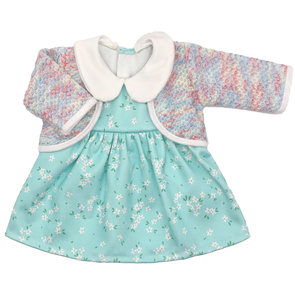 Baby New Born Clothes Fit 17 inch 43cm Dolls Accessories Doll Outfits Jumpsuits Rompers Suit For Baby Birthday Gift Clothes Suit
