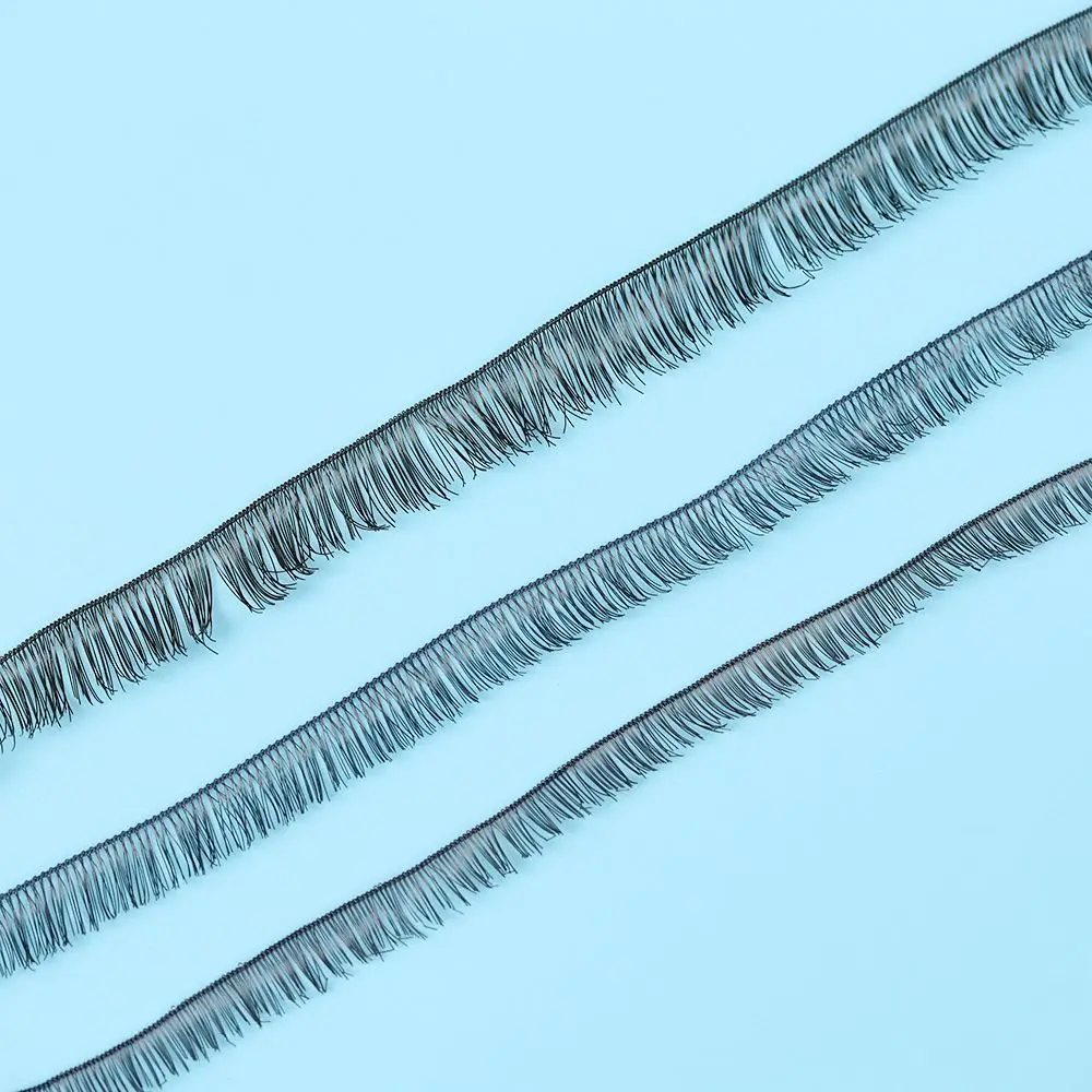 5Pcs 20cm Length Doll Eyelashes Black Brown Tawny Plush Eye Lash Doll Eyelashes Doll Parts Gifts Toy DIY Accessories