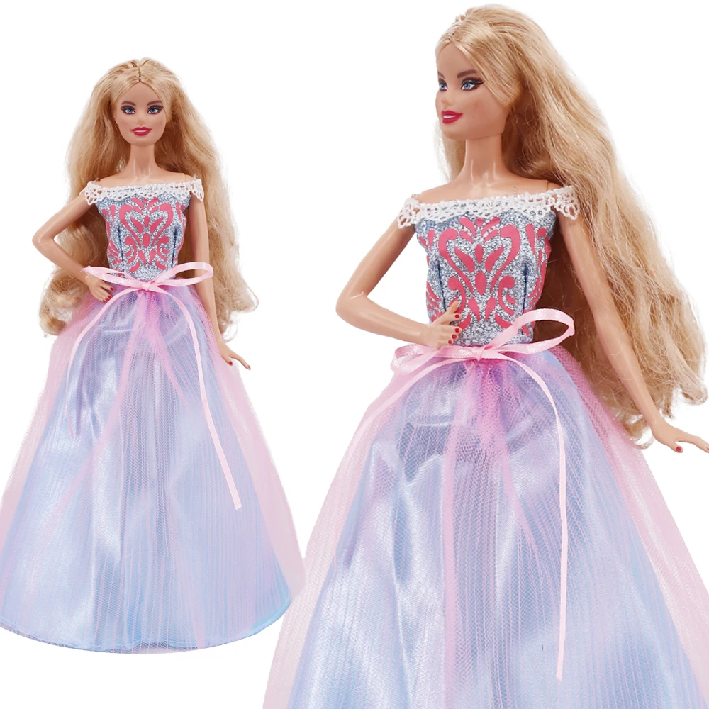 Pretty Doll Longuette Evening Dress For Babi 30 CM Doll Clothes Accessories,Toys For Girls,Birthday Present Christmas Gift