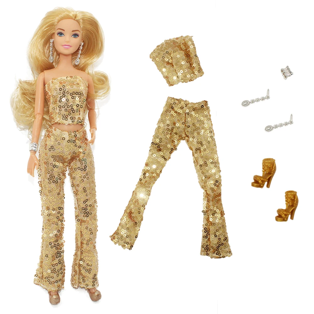Pretty Doll Longuette Evening Dress For Babi 30 CM Doll Clothes Accessories,Toys For Girls,Birthday Present Christmas Gift