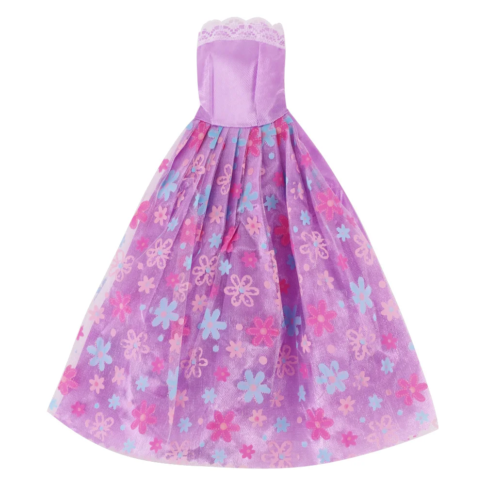 Pretty Doll Longuette Evening Dress For Babi 30 CM Doll Clothes Accessories,Toys For Girls,Birthday Present Christmas Gift