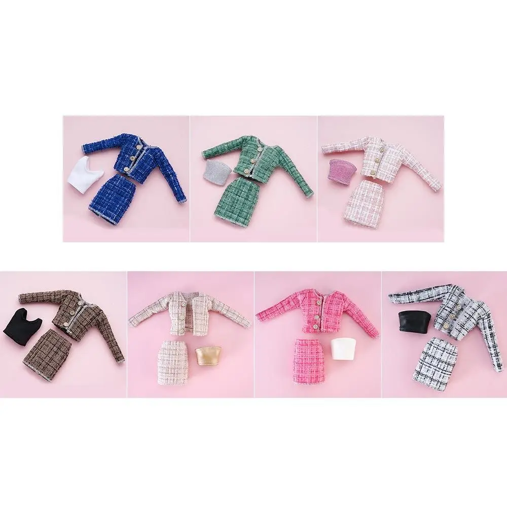 1/6 Doll Fashion Casual Clothes Winter Wear Elegant Coat Skirt Doll Wearing Set For 29~32 cm Doll Clothes Accessories DIY Gift