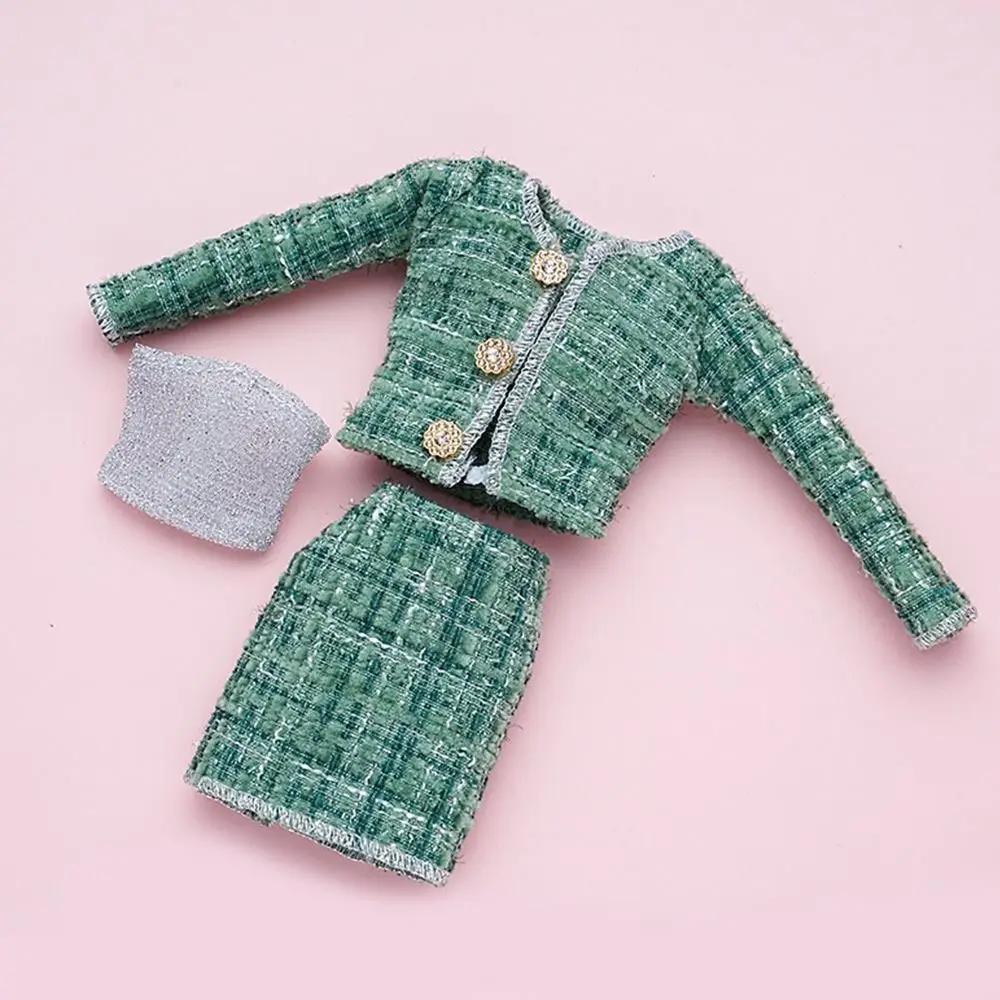 1/6 Doll Fashion Casual Clothes Winter Wear Elegant Coat Skirt Doll Wearing Set For 29~32 cm Doll Clothes Accessories DIY Gift