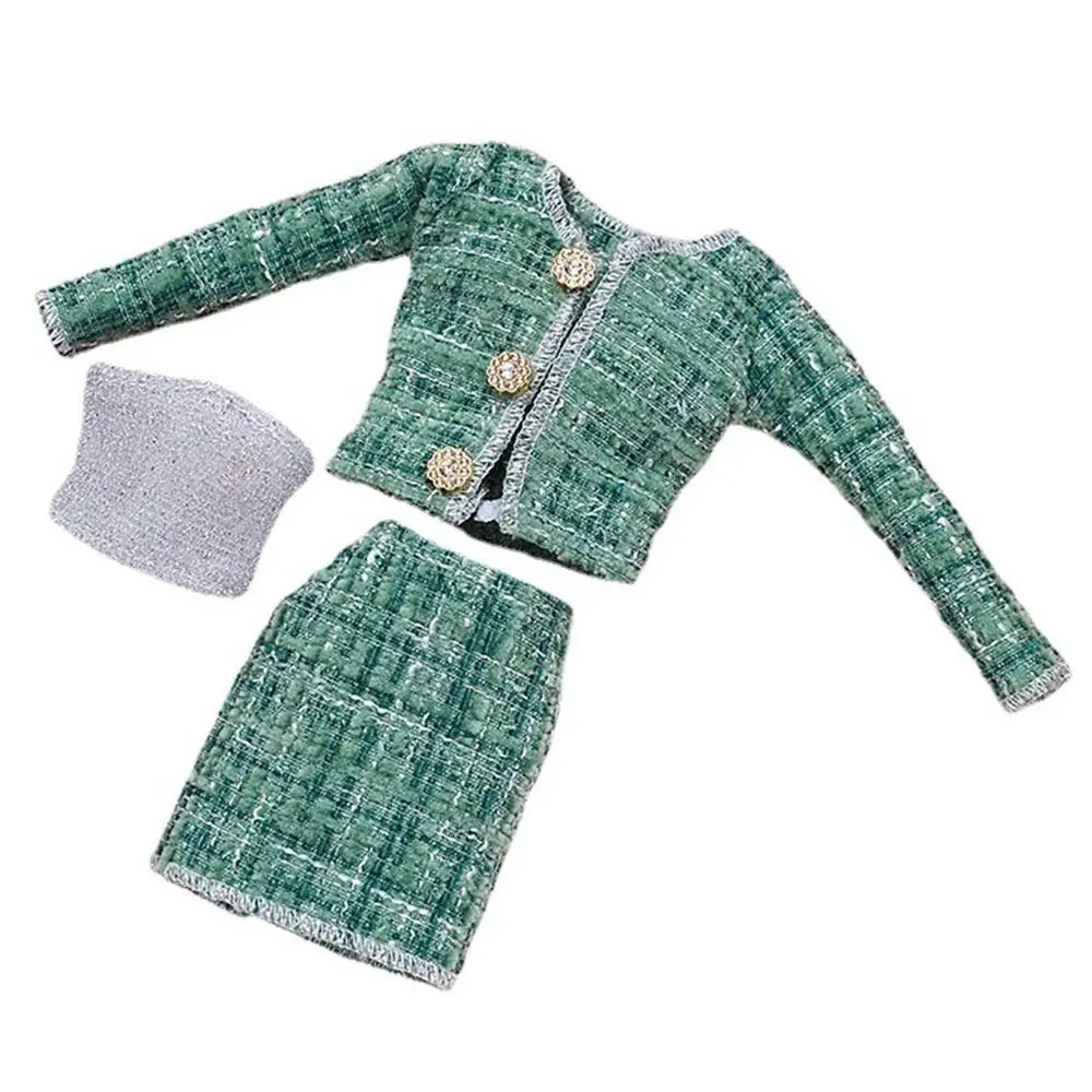 1/6 Doll Fashion Casual Clothes Winter Wear Elegant Coat Skirt Doll Wearing Set For 29~32 cm Doll Clothes Accessories DIY Gift