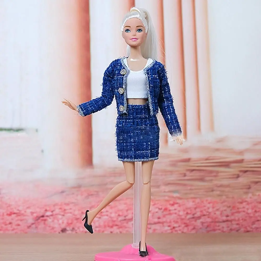 1/6 Doll Fashion Casual Clothes Winter Wear Elegant Coat Skirt Doll Wearing Set For 29~32 cm Doll Clothes Accessories DIY Gift