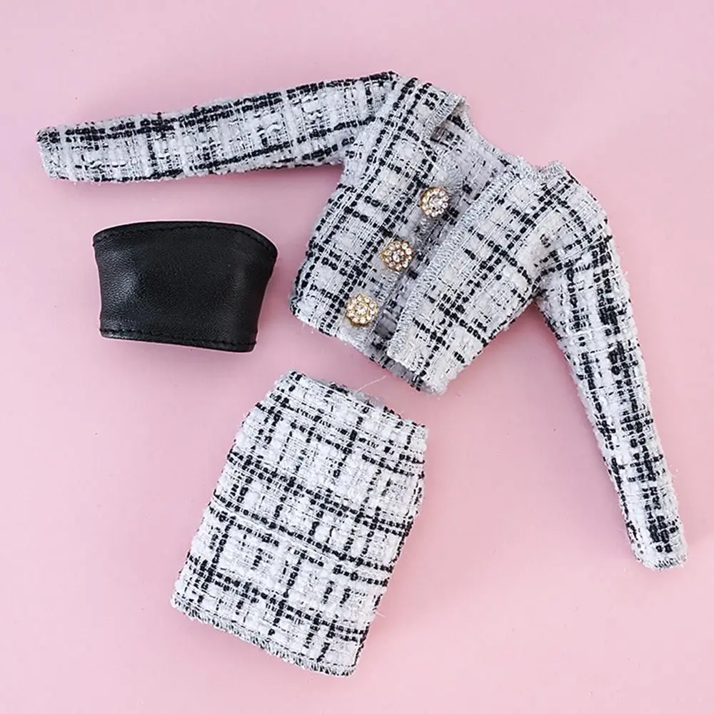 1/6 Doll Fashion Casual Clothes Winter Wear Elegant Coat Skirt Doll Wearing Set For 29~32 cm Doll Clothes Accessories DIY Gift