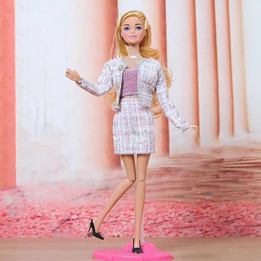 1/6 Doll Fashion Casual Clothes Winter Wear Elegant Coat Skirt Doll Wearing Set For 29~32 cm Doll Clothes Accessories DIY Gift
