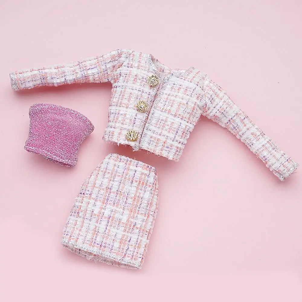 1/6 Doll Fashion Casual Clothes Winter Wear Elegant Coat Skirt Doll Wearing Set For 29~32 cm Doll Clothes Accessories DIY Gift