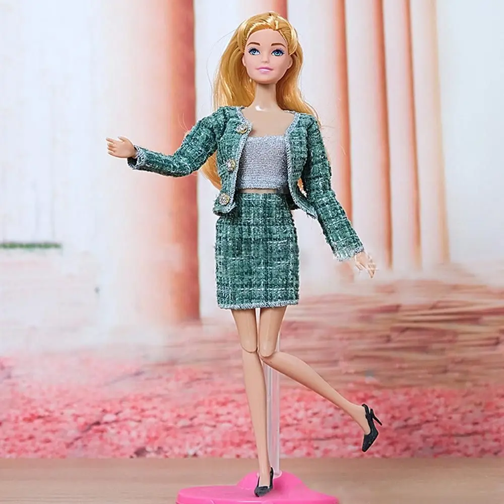1/6 Doll Fashion Casual Clothes Winter Wear Elegant Coat Skirt Doll Wearing Set For 29~32 cm Doll Clothes Accessories DIY Gift